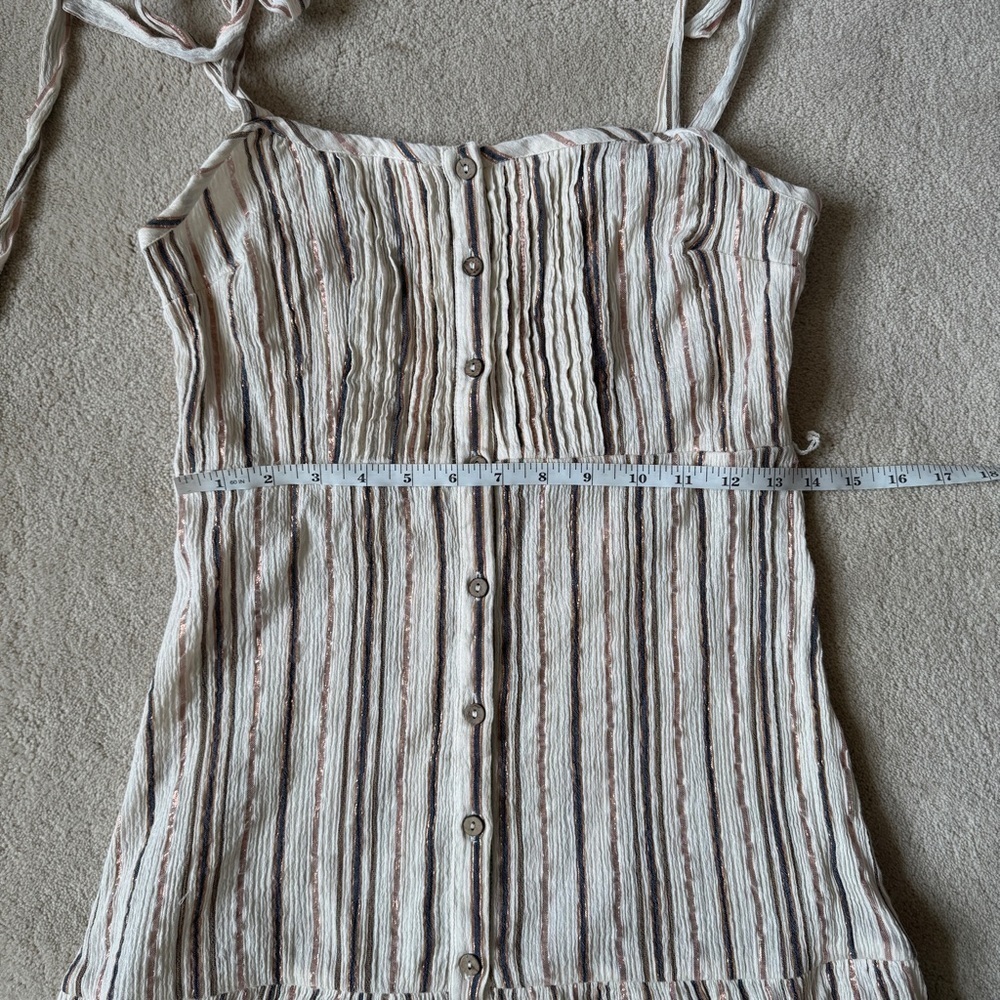 Veronica Beard Cotton Striped Maxi Dress XS - Picture 9 of 11